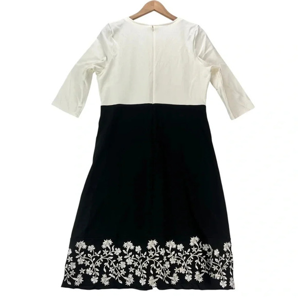 Christian Siren For J.Jill Embroidered Dress Size L - Picture 2 of 6